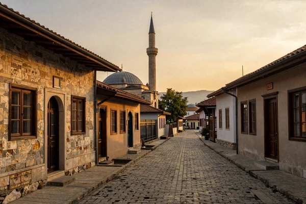 Historic Sarajevo old town showcasing Ottoman and European architectural influences